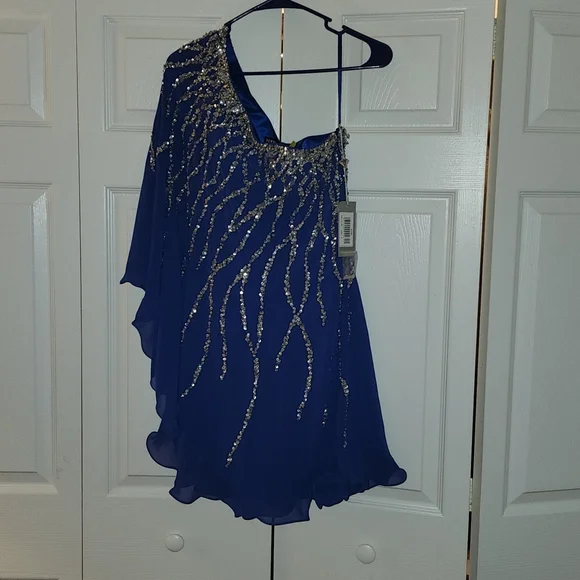 forever unique blue dress Forever Unique AF0601 main image 1